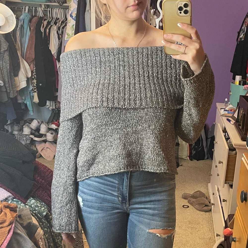 Aerie off the shoulder sweater